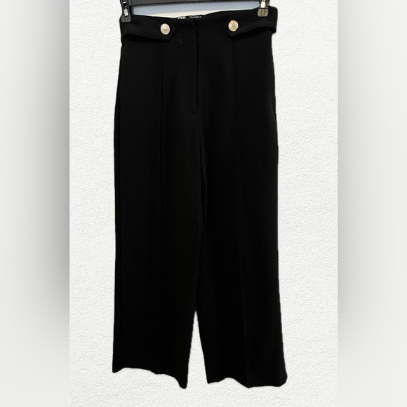 Zara Black Wide Leg dress pants - Picture 1 of 7